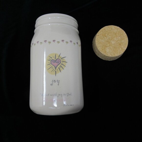 Vintage 2005 Expressions of Faith Jar "Joy, Shout with joy to God at the Earth" - Picture 1 of 9